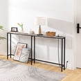 thumbnail image 3 of HOOBRO 70.9" Narrow Console Table with Charging Station, 5.9" Sofa Table with 2 Power Outlets and USB Ports, Long Entryway Tables Behind Couch Table, for Hallway, Living Room, Greige, 3 of 12