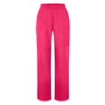 thumbnail image 5 of Universal Basics by Adar Women's Patch Pocket Cargo Scrub Pants, 5 of 5