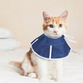 thumbnail image 2 of Lindo collar protector para mascotas, cicatrizante, antimordeduras, recuperación, Elizabeth Circle, ajustable para gatos y perros., 2 of 11