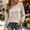 A1_Beige, variant on VISALY Ribbed Long Sleeve Sweater Shirts Lightweight Crewneck Pullover Sweater Cute Fall Business Dressy Casual Work Tunic Tops Cozy Knit Pullover Blouses Fall Outfits Trendy Boho Clothing Beige L