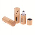 thumbnail image 2 of 3ml Bamboo Wood Roll On Bottle For Essential Oils Empty Perfume Sample Roller Bottle With Roller Ball & Natural Bamboo Wood Cap Travel Essentials, 2 of 5