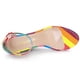 thumbnail image 5 of Sandalias de tacón grueso con Plataforma Transparente Estampada Allegra K Mujer 41, 5 of 7