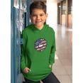 thumbnail image 2 of Patriotic Sunflower Bold Lineart Hoodie Juniors -Image by Shutterstock,  Small, 2 of 4