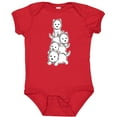 thumbnail image 3 of Inktastic Kawaii Westie Stack Boys or Girls Baby Bodysuit, 3 of 5