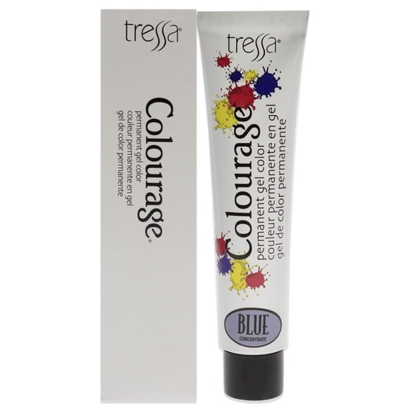 Tinte permanente en gel Colourage, concentrado azul de Tressa para unisex, 2 oz de tinte para el cabello Tressa Color de pelo 2 oz