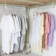 thumbnail image 2 of Miangastore Hanging Clothes Hook Rack 1Pcs 15.7X3.9X1.3In White Iron Over Bedside, 2 of 8