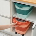 thumbnail image 3 of 13/33LB Collapsible Cat Dog Food Storage Container Folding Pet Food Container Airtight Sealing Box kitchen Grain Storage Boxes ShopWise Round, 3 of 12