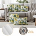 thumbnail image 4 of 2 Pack Outdoor Waterproof Throw Pillow Covers,Vintage Summer Lemon Tree Decorative Square Pillow Case Patio Pillowcases for Chair Couch Sofa 16x16in, 4 of 9