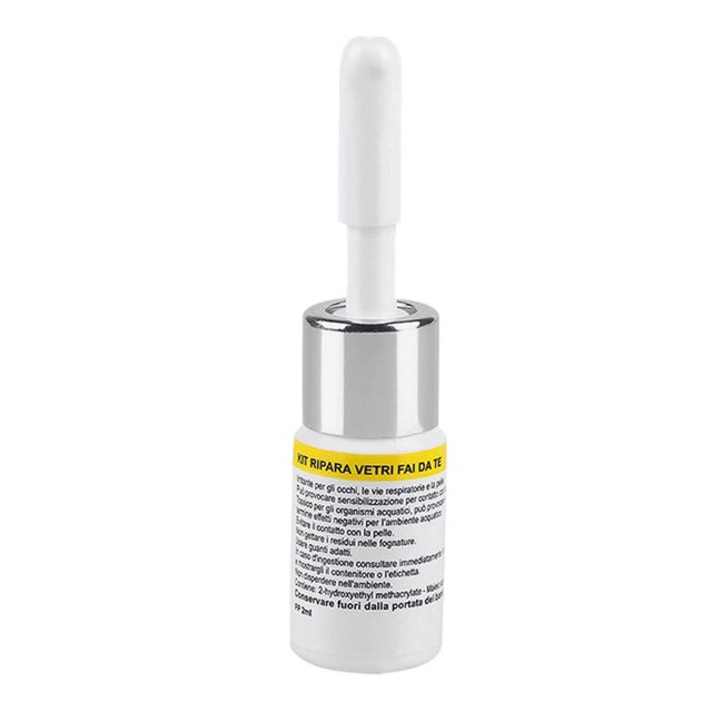 tredstone 2 Pcs Outil de Réparation de Pare-Brise en Résine pour Verre Automobile Bricolage Voiture Blanc