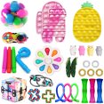 thumbnail image 1 of ZAXARRA Jouets Fidget Haricot Casse-Tête Anneau Jouets à Bulles Ensemble Anti-Stress, 1 of 9