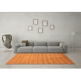 thumbnail image 3 of Ahgly Company Indoor Rectangle Abstract Orange Modern Area Rugs, 6' x 9', 3 of 4