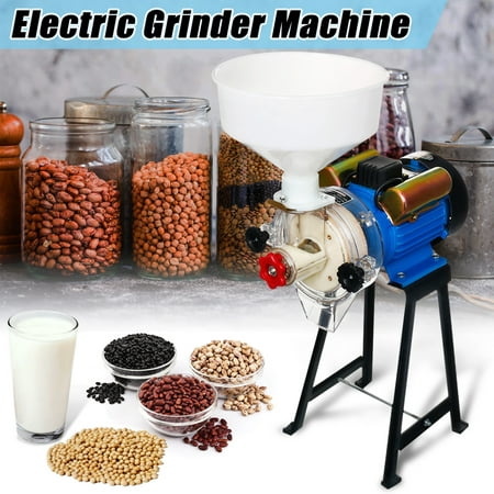 220V 2.2KW Wet&Dry Flour Mill Grinding Machine Grinder Feed Soymilk Rice Corn Coffee,Copper (Best Wet And Dry Spice Grinder)
