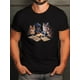 thumbnail image 1 of Regular Size Men's Graphic Tee - Relaxed Fit, Crew Neck, Slight Stretch, Breathable Cotton, Summer Casual Wear with Whimsical Cats Playing Dungeons Dragons Print - Fun, Unique Gift for Adults, 1 of 6