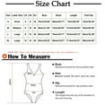 thumbnail image 3 of Idoravan Bodysuits for Women Long Sleeve,Women's Long Sleeved Solid Color Fashion Tight Fitting Cutout Jumpsuit Black S, 3 of 8