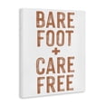 thumbnail image 2 of Stupell Industries Coastal Barefoot Carefree Summer Sentiment Canvas Art, 30 x 40, by Lettered and Lined, 2 of 8