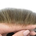 thumbnail image 2 of Hair System for Men French Lace Man Hair Units Clear Poly Men's Toupee Hair Prosthesis 7X9 #5, 2 of 6