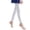 White, variant on Ruyang Girls Basic Leggings Seam‑Stitch Design High Stretch Trousers Kids Full‑Length Yoga Dance Running Training Tights