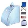 Portable Personal Steam Sau/na Spa for Relaxation at Home, 60 Minute Timer, 800 Watt Steam Generator