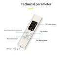 thumbnail image 1 of Nuclear Radiation Detector Geiger Counter Sewage Discharge Monitoring Personal Radiation Dose Alarm Instrument Black, 1 of 10
