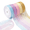 Multicolor, variant on YEyangqi 5 Rolls Organza Ribbon, 1"x250 Yd Total, Sheer Pastel Ribbon for Gift Wrapping, Wedding Bouquet, Party Decor, 50 Yards per Roll (Macaron Colors Assortment)