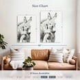 thumbnail image 4 of Elephant Stock Donkey Portrait Ii Wall Art - Vertical Canvas Wall Art - Living Room Wall Decor - Animal Canvas - White And Gray Decor By Phburchett - 26" x 39", 4 of 8
