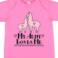 thumbnail image 4 of Inktastic Llama Aunt Loves Me Girls Girls Baby Bodysuit, 4 of 5