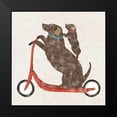 thumbnail image 2 of Schlabach, Sue 15x15 Black Modern Framed Museum Art Print Titled - Doxie Ride Working, 2 of 5