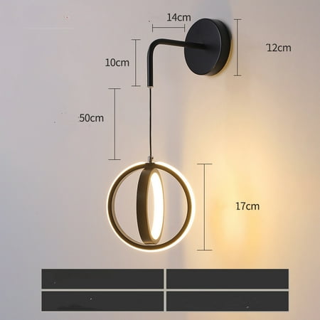 

Homeex Modern Led Hotel Creative Designer Minimalist Wall Lamp 3 Style