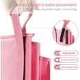 thumbnail image 3 of Rosa - 1 x Bolsa de almacenamiento para literas, bolsa de almacenamiento para hamacas, 8 bolsillos, para cama de dormitorio, cama de hospital, cama de campamento, tela Oxford 600D, 3 of 5