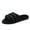 Black, variant on Women Sandals Clearance,Woman Rhinestone Shoes Winter Indoor Home Warmth Non-Slip Plush Slippers