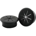 thumbnail image 3 of 4pcs Cable Thread Cover Table Cable Pass-Through Desk Table Round Cable Cover For office furniture table computer desk black, 3 of 5