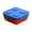 B, variant on Brick Design Stackable Lunch Box Container 7x7x3 Inch, for Family Picnic Travel, Portable Food Storage Bento Box with Leak Proof Lid, Outdoor Lunch Container for Adults, Food Storage Containers