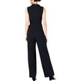 thumbnail image 2 of XOXO Womens Embellished Surplice Neck Jumpsuit, 2 of 2