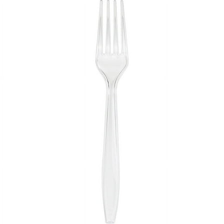 288 Count Bulk Pack Clear Plastic Forks