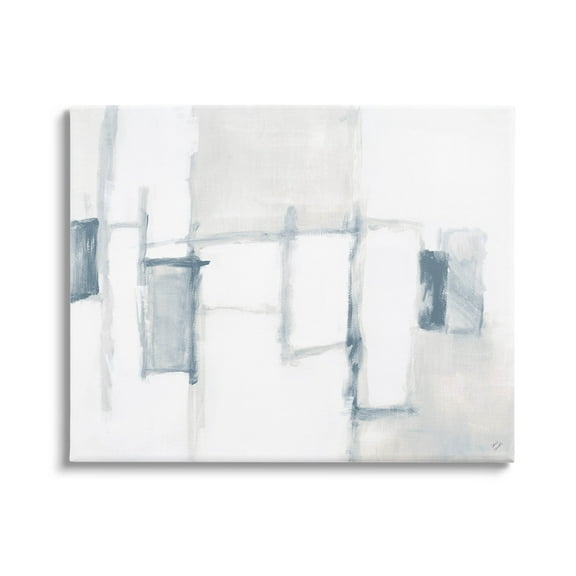 Stupell Industries Soft Modern Geometric Arrangement Painting Gallery Wrapped Canvas Print Wall Art, Design by Lanie Loreth