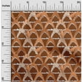 thumbnail image 2 of oneOone Georgette Viscose Brown Fabric Ocean Shark Sewing Fabric By The Yard Printed Diy Clothing Sewing Supplies 42 Inch Wide, 2 of 4