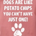 thumbnail image 3 of CafePress - Dogs Are Like Chips T Shirt - Womens Comfort Colors® Shirt, 3 of 4