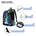 thumbnail image 5 of Ratiio New York City Print Canvas Backpack for Women & Men Retro Aesthetic Rucksack Basic Backpack for High School/College Students Travel Laptop Bag, 5 of 5