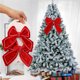 thumbnail image 1 of CaiYueKe 2 Pcs Christmas Velvet Bows, Holiday Bow Ornaments for Christmas Tree Decorations, Festive Window Decor, Red Green Holiday Decorations, Gift Wrapping Bow for Xmas Party Decor, 1 of 7