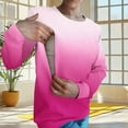thumbnail image 3 of Edvintorg Maternity Shirts Fashion Gradient Print Casual Long Sleeve Pullover Winter Maternity Sweatshirt Nursing Shirts for Breastfeeding, 3 of 5