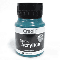Creall Studio Acrylics, Acrylic Paint 500 ml, 52 Phtalo Green