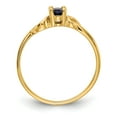 thumbnail image 6 of 14K Yellow Gold 5x3mm Oval Sapphire Ring Size 6, 6 of 6