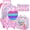 Love Pink, variant on 3Pcs Rolling Backpack for Girls,Kids Roller Wheeled Unicorn Bookbag and Lunch Box, Sequin School Backpacks with Wheels for Elementary Teen