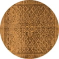 thumbnail image 1 of Ahgly Company Indoor Round Persian Orange Traditional Area Rugs, 7' Round, 1 of 1