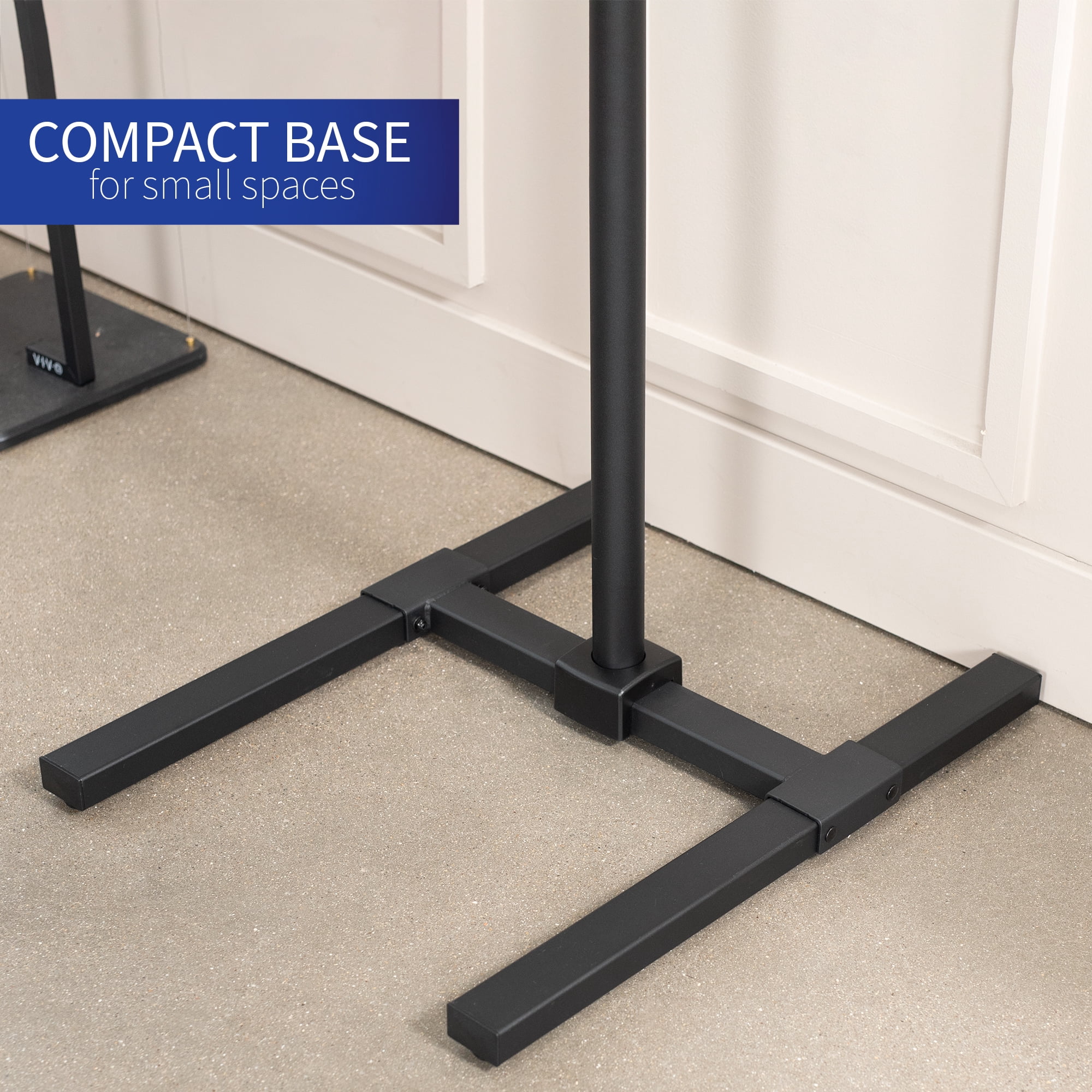 VIVO Extra Tall TV Floor Stand for 13" to 50" Screens, Adjustable Mount w/ Shelf