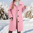thumbnail image 2 of Timeless Classic Trench Coat For Girls Elegant Lapel Collar Long Outerwear For School And Casual Wear, 2 of 5