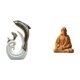 thumbnail image 1 of Estatua Moderna Y Abstracta De Cerámica Con Un Delfín Y El Sagrado Corazón De Jesús. Ideal Para Decorar La Oficina, La Sala De Estar, La Chimenea, La Mesa De Centro, El Pasillo O El, 1 of 8