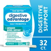 Digestive Advantage Intensive Bowel Support - Probiotic that defends against gas & bloating, 32 Capsules
