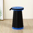 thumbnail image 2 of Tabouret Télescopique Portable, Tabouret Pliant Rétractable pour Camping Jardin Pêche Randonnée Voyage Barbecue, Tabourets Pliables Réglables, 2 of 5