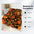 thumbnail image 3 of Football Blanket for Boys, Cozy Soft Throw Blankets, Cool Orange Flannel Throw Gifts for Couch Sofa, 40x50 Inches, 3 of 5